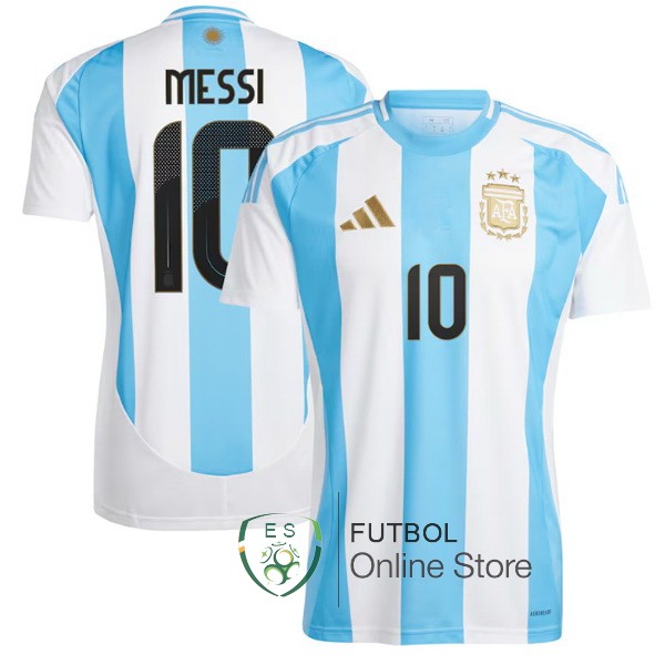 Tailandia NO.10 Messi Camiseta Argentina Azul 2024 Primera