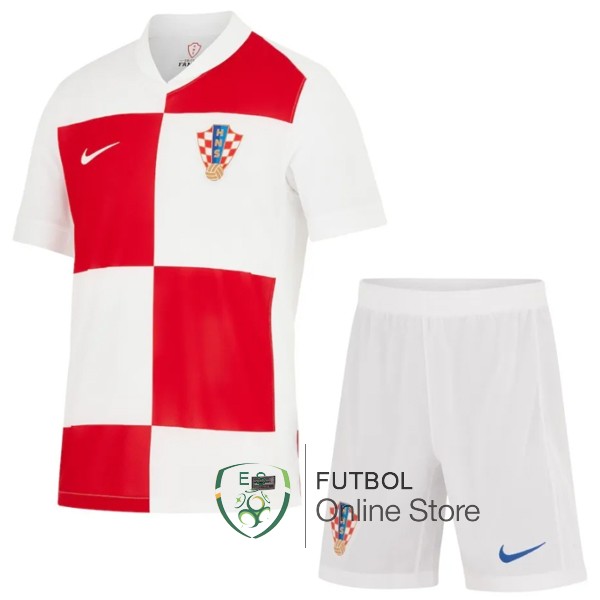 Camiseta Croacia Conjunto Completo Hombre 2024 Primera