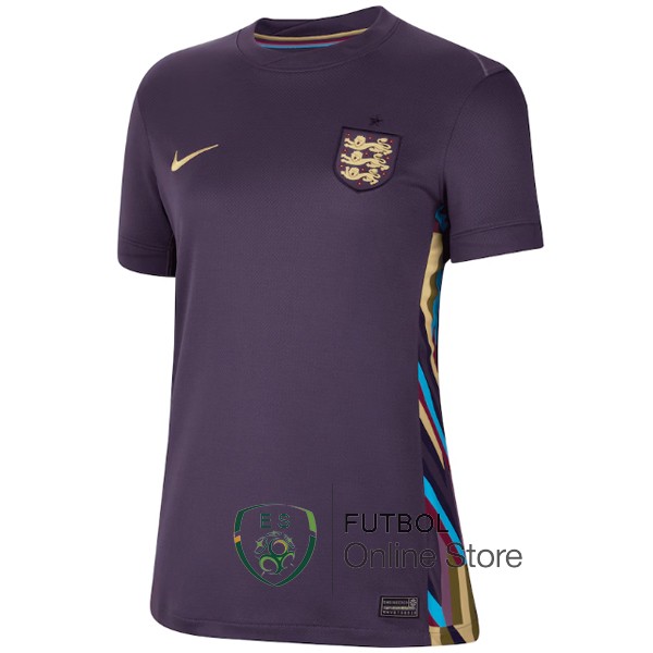 Camiseta Inglaterra Mujer 2024 Segunda