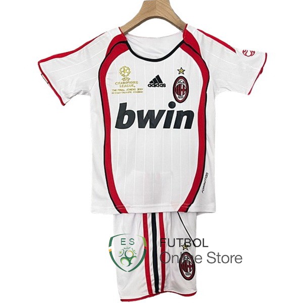 Conjunto De Ninos AC Milan Retro 2006/2007 Segunda