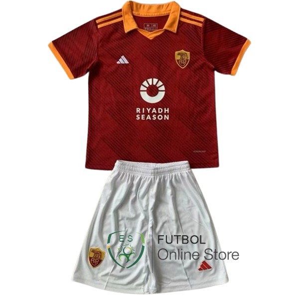 Conjunto De Ninos As Roma 23/2024 Cuarta