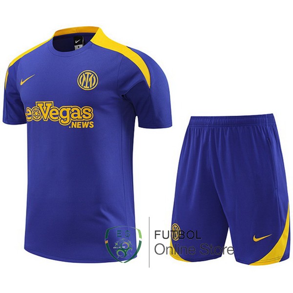 Entrenamiento Conjunto Completo Inter Milan 24/2025 Purpura Amarillo