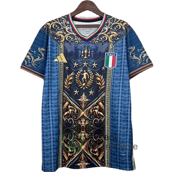 Tailandia Camiseta Italia Especial 2024 Amarillo Azul