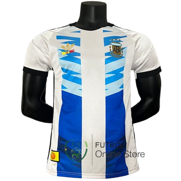 Camiseta Argentina Especial Jugadores 2024 Blanco Azul