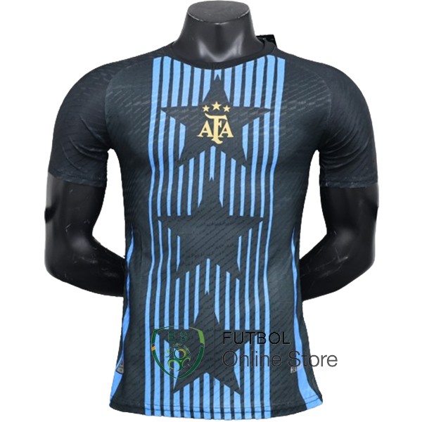 Camiseta Argentina Especial Jugadores 2024 Negro Azul