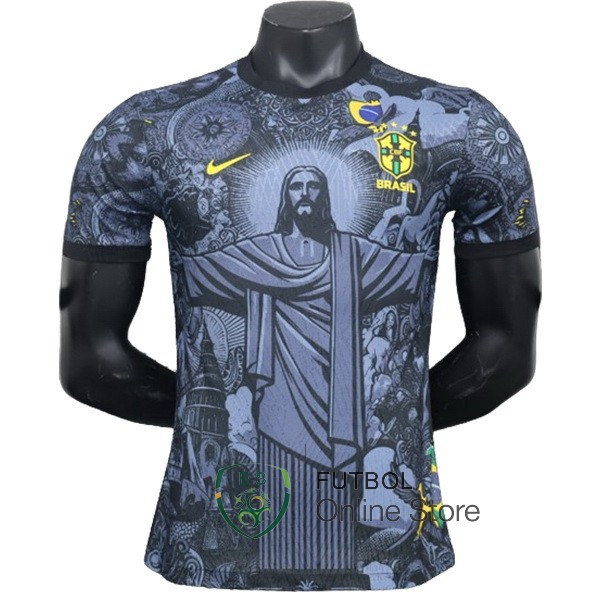 Camiseta Brasil 2024 Especial Jugadores Gris