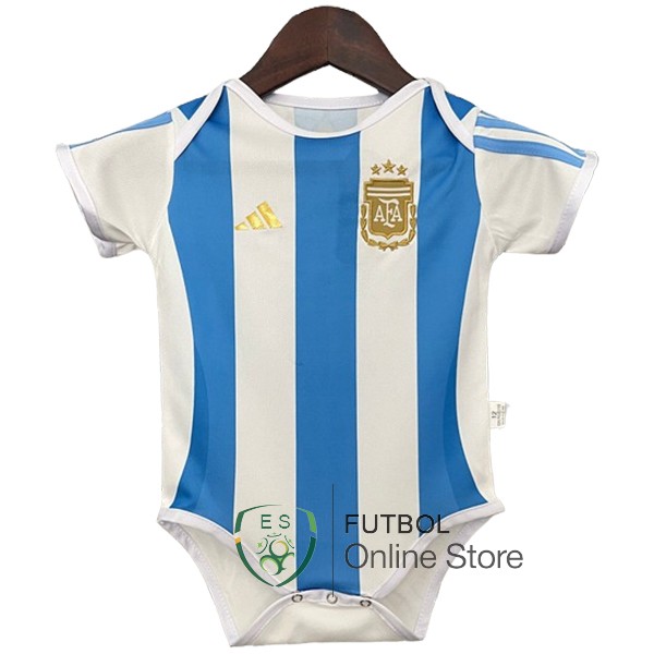 Camiseta Onesies Argentina Ninos 2024 Primera