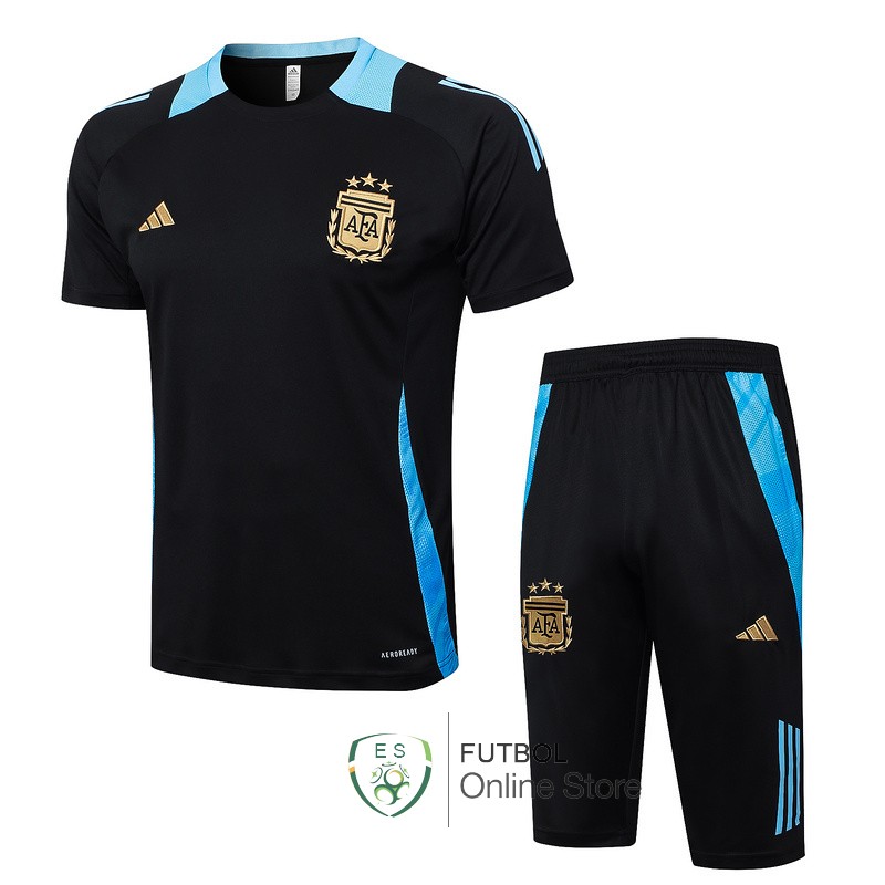 Entrenamiento Conjunto Completo Argentina 2024 Negro II Azul