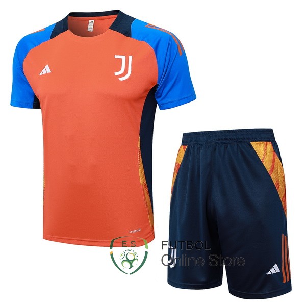 Entrenamiento Conjunto Completo Juventus 24/2025 Naranja Azul