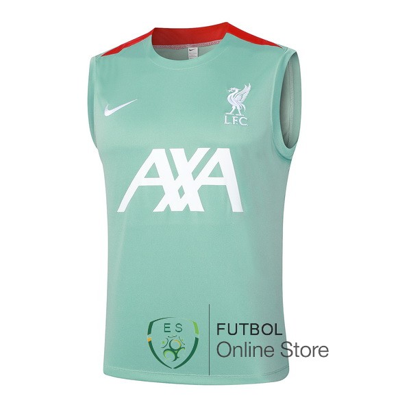 Entrenamiento Sin MangasLiverpool 24/2025 Verde Blanco