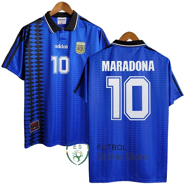 NO.10 Maradona Segunda Camiseta Argentina Retro 1994