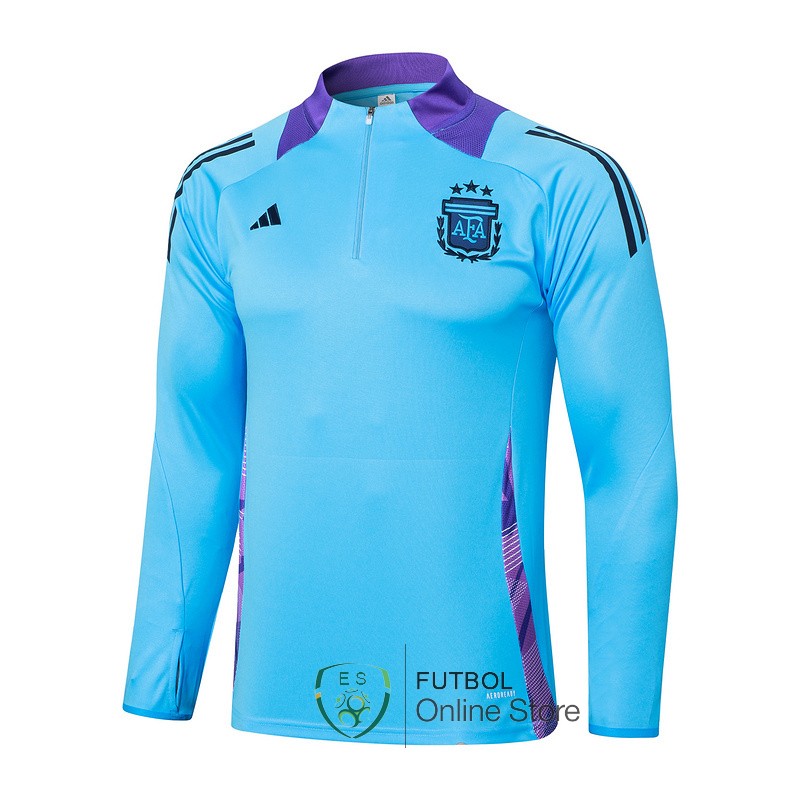 Sudadera Entrenamiento Argentina 2024 Azul Purpura