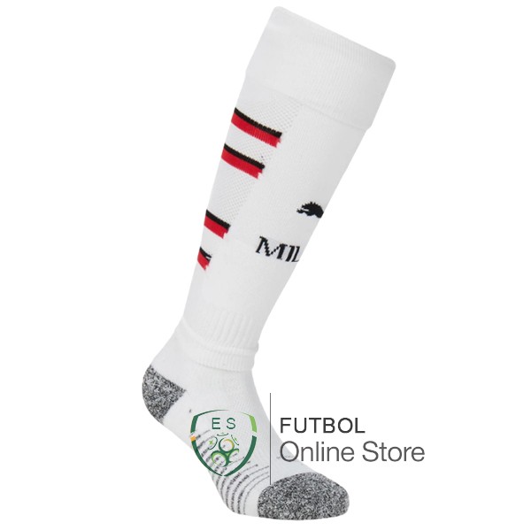 Calcetines Ninos AC Milan 24/2025 Segunda Blanco