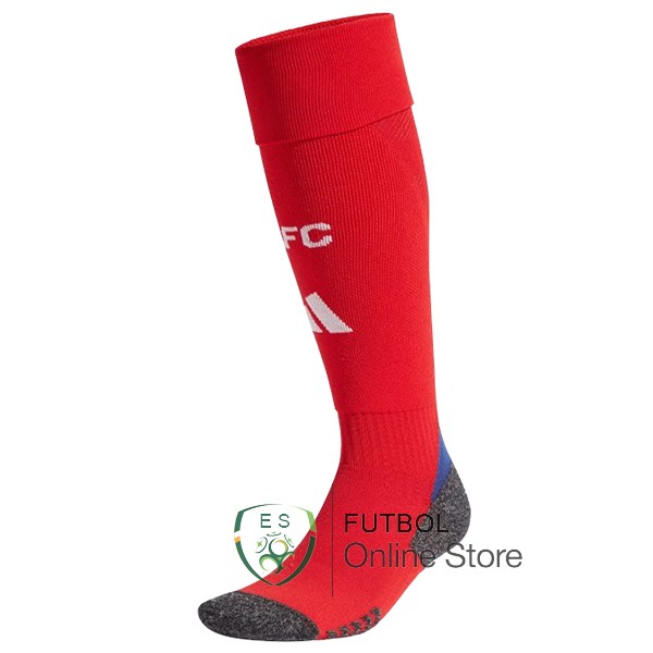 Calcetines Ninos Arsenal 24/2025 Primera Rojo