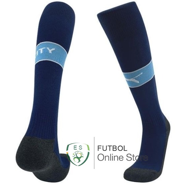 Calcetines Ninos Manchester City 24/2025 Primera Azul