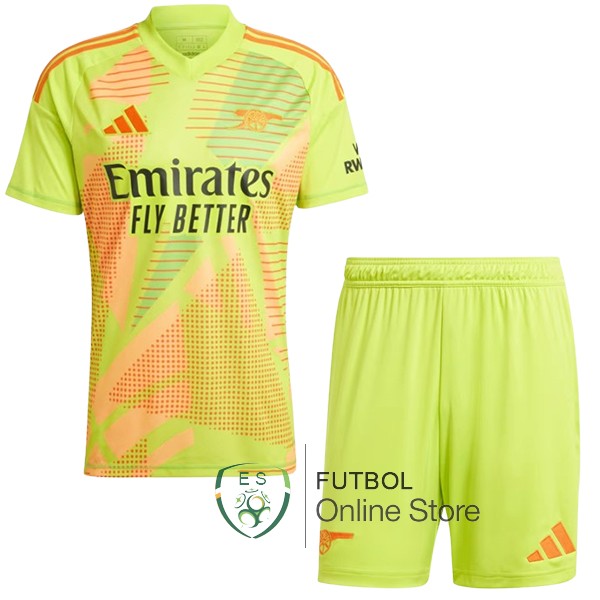 Camiseta Arsenal Conjunto Completo Ninos 24/2025 Portero Amarillo