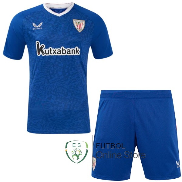 Camiseta Athletic Bilbao Ninos 24/2025 Segunda Azul