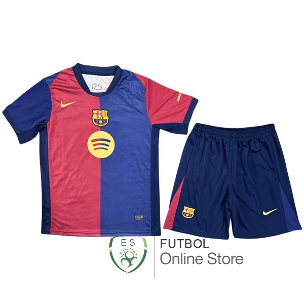 Camiseta Barcelona Conjunto Completo Hombre 24/2025 Primera Azul