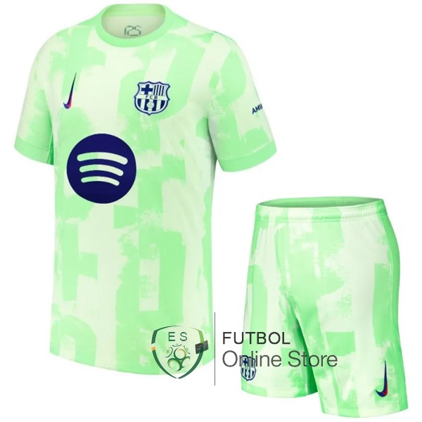 Camiseta Barcelona Conjunto Completo Hombre 24/2025 Tercera I Verde