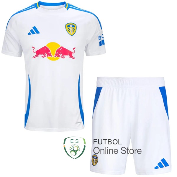 Camiseta Leeds United Ninos 24/2025 Primera Blanco