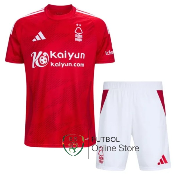 Camiseta Nottingham Forest Conjunto Completo Hombre 24/2025 Primera Rojo