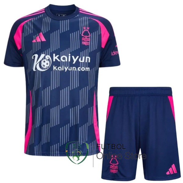 Camiseta Nottingham Forest Conjunto Completo Hombre 24/2025 Segunda Azul