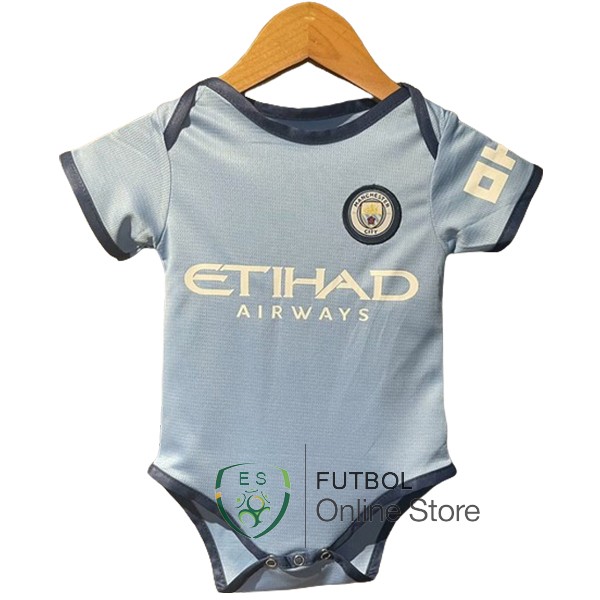 Camiseta Onesies Manchester City Ninos 24/2025 Primera Azul