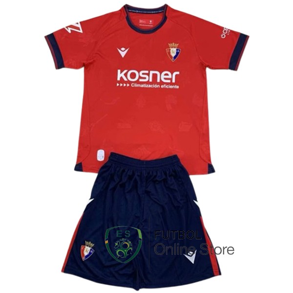 Camiseta Osasuna Conjunto Completo Hombre 24/2025 Primera Rojo