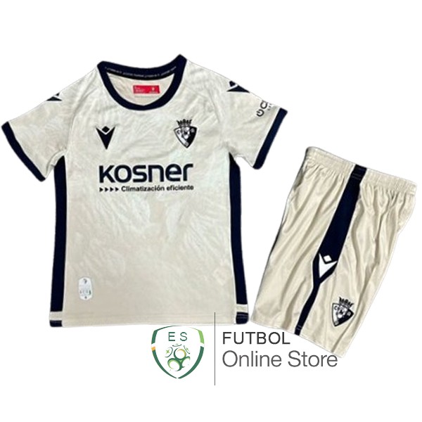 Camiseta Osasuna Ninos 24/2025 Segunda Blanco