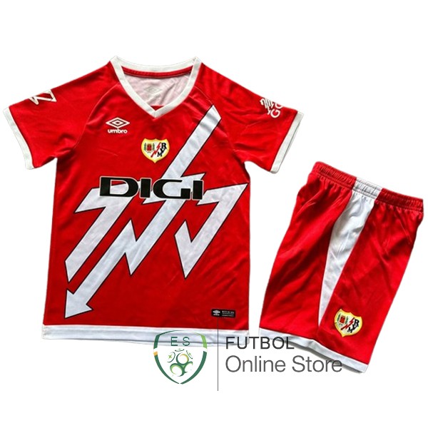 Camiseta Rayo Vallecano Ninos 24/2025 Segunda Rojo