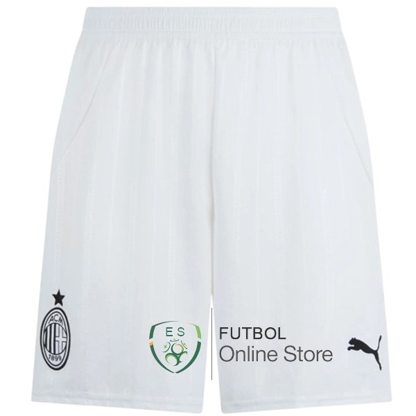 Pantalones AC Milan 24/2025 Segunda Blanco