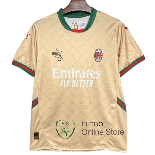 Tailandia Camiseta AC Milan 24/2025 Especial Amarillo