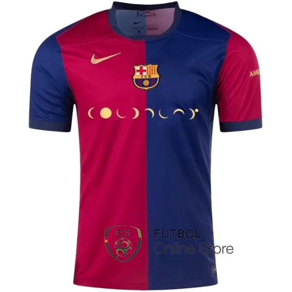 Tailandia Camiseta Barcelona 24/2025 Primera Azul II Rojo