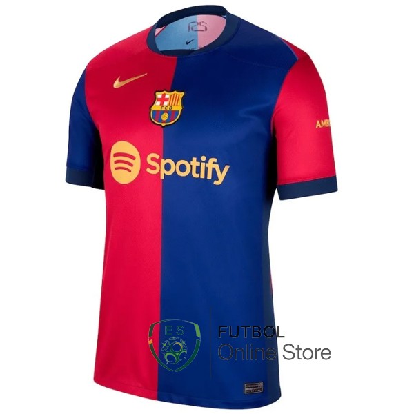 Tailandia Camiseta Barcelona 24/2025 Primera Azul Rojo