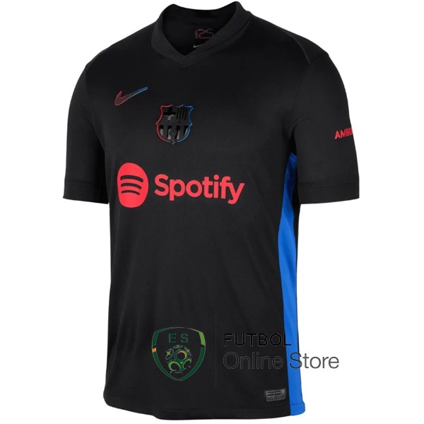 Tailandia Camiseta Barcelona 24/2025 Segunda Negro Rojo