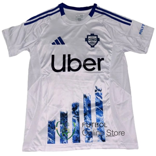 Tailandia Camiseta Como 1907 24/2025 Segunda Blanco