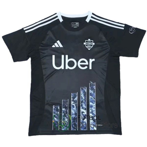 Tailandia Camiseta Como 1907 24/2025 Tercera Negro