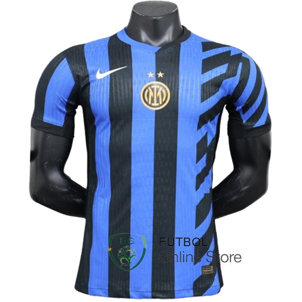 Tailandia Camiseta Inter Milan 24/2025 Prima Jugadores Azul I Negro