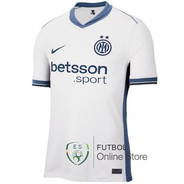 Tailandia Camiseta Inter Milan 24/2025 Segunda Blanco