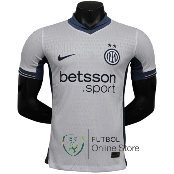 Tailandia Camiseta Inter Milan 24/2025 Segunda Jugadores Blanco