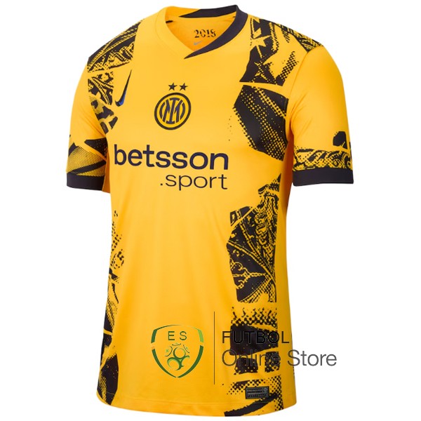 Tailandia Camiseta Inter Milan 24/2025 Tercera Amarillo