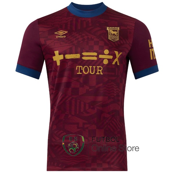 Tailandia Camiseta Ipswich Town 24/2025 Segunda Rojo