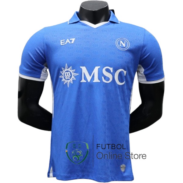 Tailandia Camiseta Napoli 24/2025 Prima Jugadores Azul