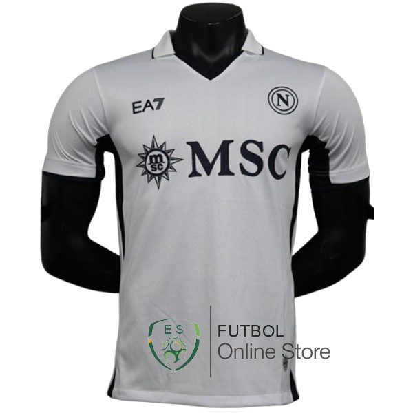 Tailandia Camiseta Napoli 24/2025 Segunda Jugadores Blanco