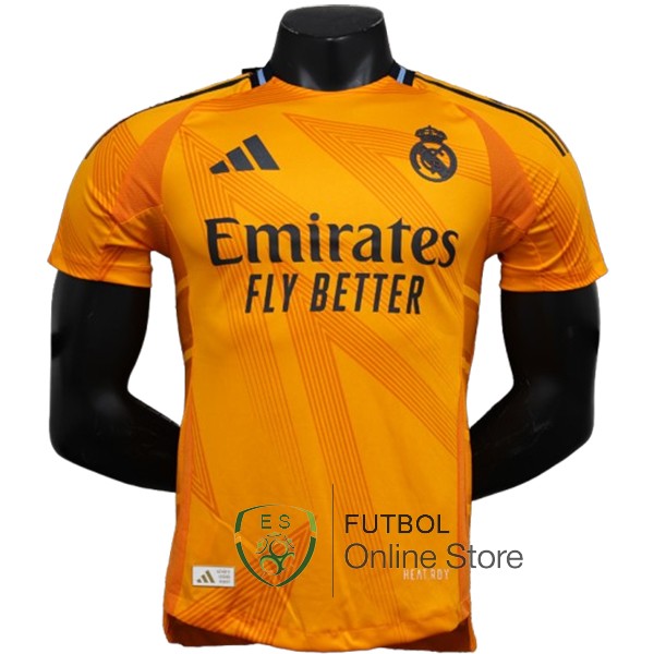 Tailandia Camiseta Real Madrid 24/2025 Segunda Jugadores Naranja