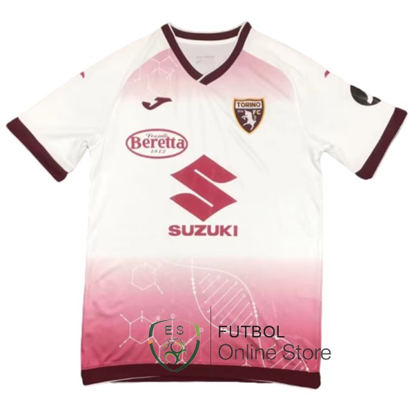 Tailandia Camiseta Torino 24/2025 Segunda Blanco I Rojo