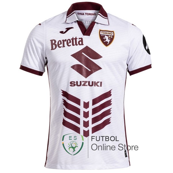 Tailandia Camiseta Torino 24/2025 Segunda Blanco Rojo