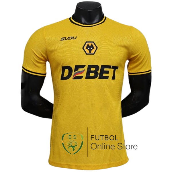 Tailandia Camiseta Wolves 24/2025 Prima Jugadores Amarillo