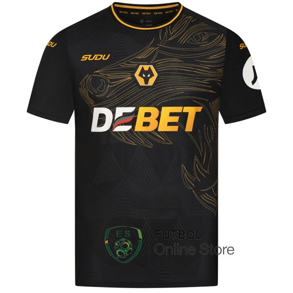 Tailandia Camiseta Wolves 24/2025 Segunda Negro